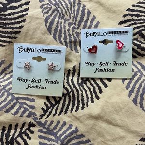 ⚡️ Two pairs of Buffalo Exchange earrings ⚡️